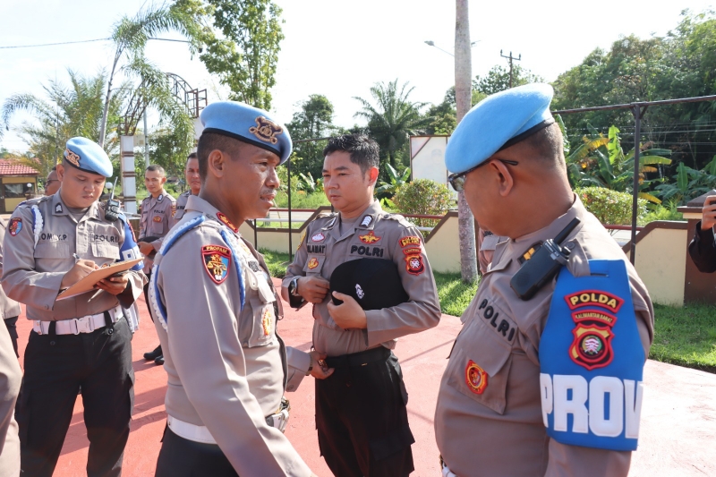 AKBP Bibit Triyono Pimpin Gaktibplin di Polres Melawi, Personel Diperiksa Menyeluruh