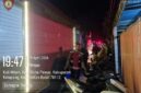 Samapta Polres Ketapang Bersama Piket Fungsi Gerak Cepat Datangi TKP Kebakaran Perumahan BTN Palm Vista