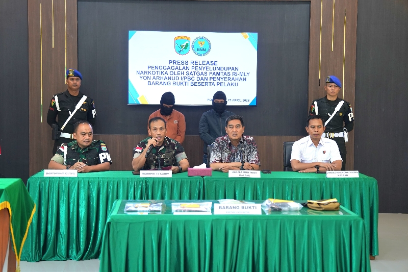 Brigjen TNI Purnomosidi Tegaskan Perang Melawan Narkoba di Perbatasan