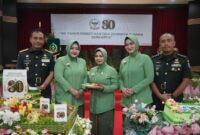 HUT Persit ke-80 di Sintang, Danrem 121/Abw Apresiasi Peran Istri Prajurit