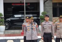 Kapolres Melawi Pimpin Apel Kesiapan Pengamanan Hari Buruh Internasional
