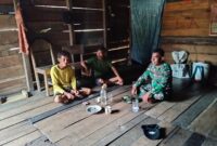 Kebahagiaan Warga Desa Sei Rambai, Rumah Akan Direhab Satgas TMMD Ke-128 Kodim 1204/Sanggau