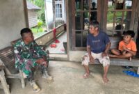 Satgas TMMD Kodim 1204/Sanggau Sambangi Rumah Warga, Bangun Kedekatan Humanis