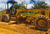 Alat Berat Terus Bekerja, Jalan Desa Semayang Menuju Desa Persiapan Tanak Mulai Terlihat Bagus