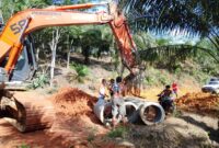 Satgas TMMD Ke-128 Kodim 1204/Sanggau Percepat Pembangunan Gorong-gorong