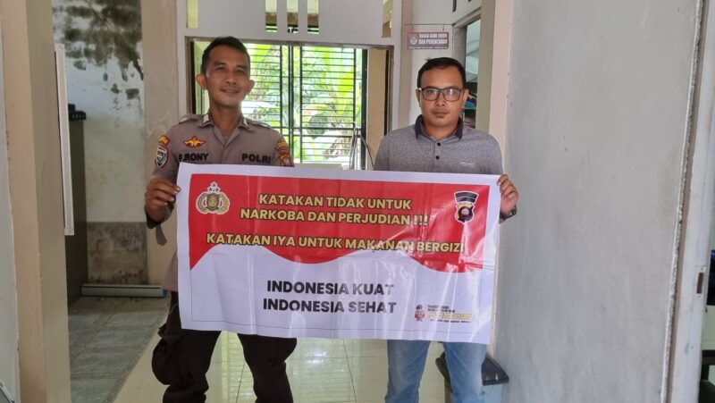 Polsek Menjalin Intensifkan Patroli dan Himbauan Anti Narkoba serta Judi Online kepada Masyarakat