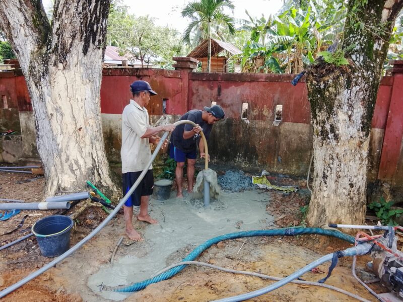 Satgas TMMD Ke-128 Wujudkan Akses Air Bersih di Kelurahan Setapuk Besar