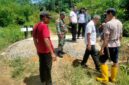 Kodim 1209/Bengkayang Kawal Pembangunan Jembatan di Sungai Betung Demi Tingkatkan Mobilitas Warga