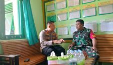 Kapolsek Mempawah Hulu IPTU Freddy Surya Purnama Perkuat Sinergitas TNI-Polri melalui Kunjungan ke Koramil