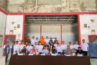 Babinsa Santaban Hadiri Pelantikan Perangkat Desa di Wilayah Binaan